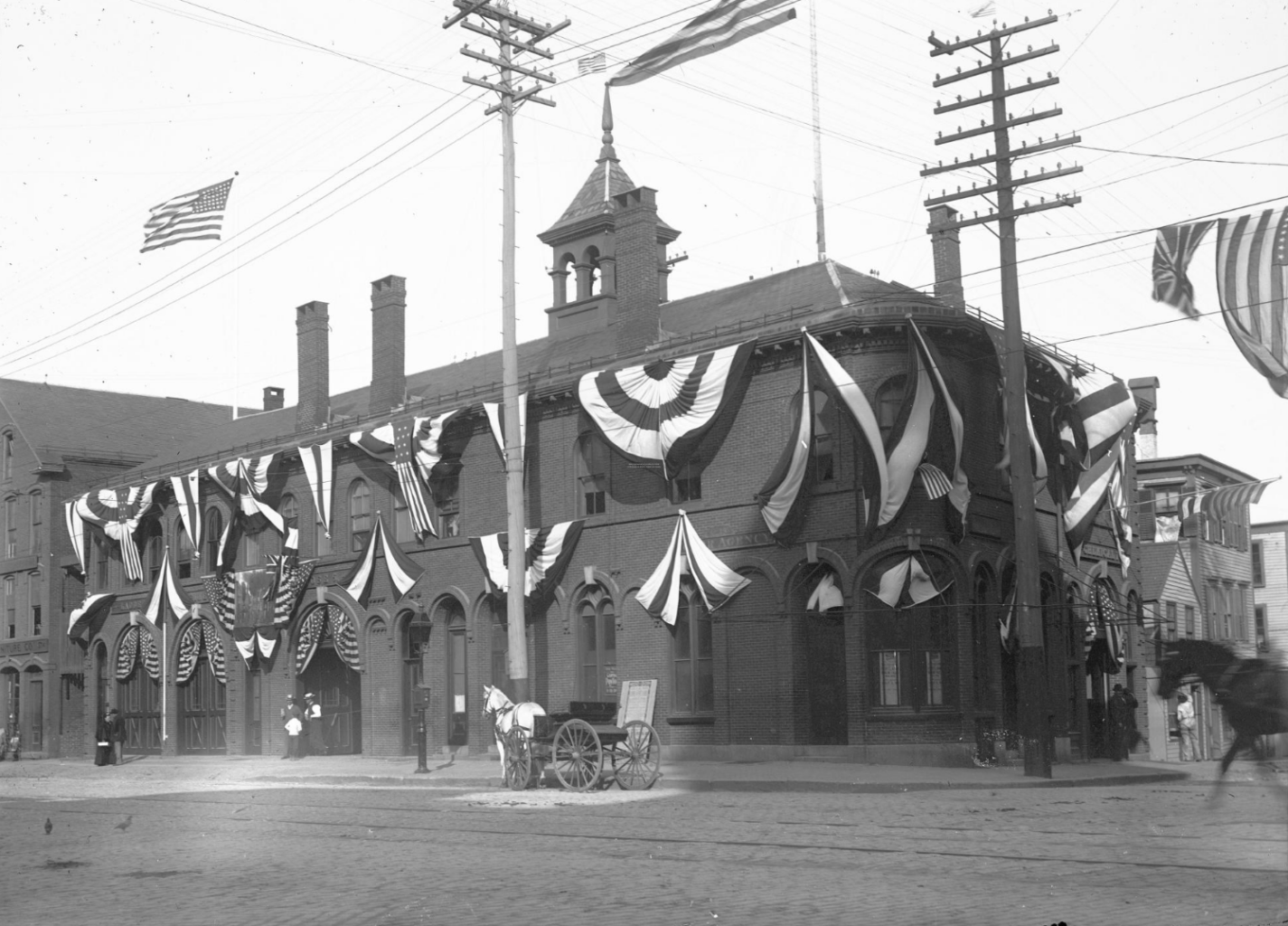 The Old Central Fire Station in 1898 (Photo: Maine Memory Network)